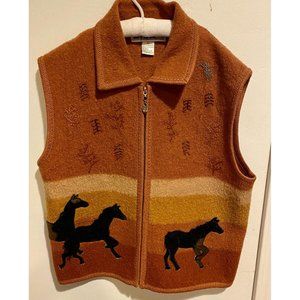 Lisa International Large 100% Boiled Wool Horse Zi